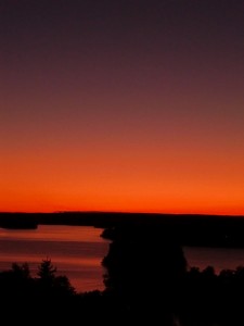 solnedgång