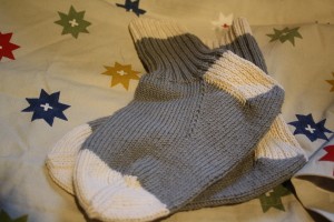 Sockar av sponsorgarn